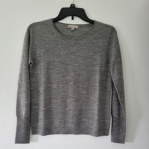 JCrew Halle Gray Merino Wool Sweater Size XS NWOT